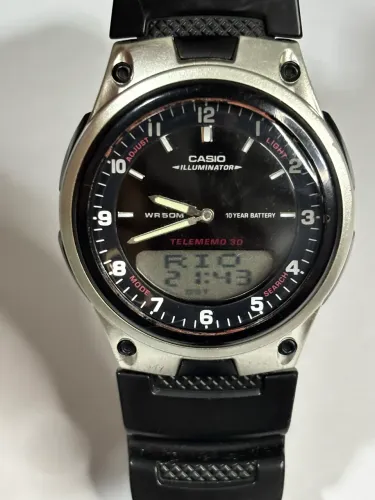 Relógio Casio Vintage Hora Mundo