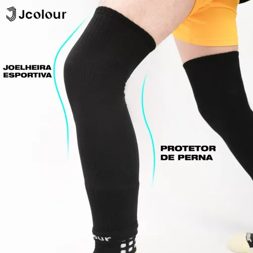 CANELITO Meia De Proteção Para Perna Futebol Suporte Profissional Unisex