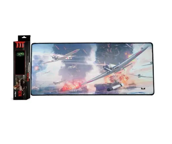 Mouse Pad Gamer Aviões de Guerra 70 X 30cm K8
