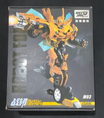 Boneco Transformers Bumblebee Wei Jiang M03 na caixa em perfeito estado