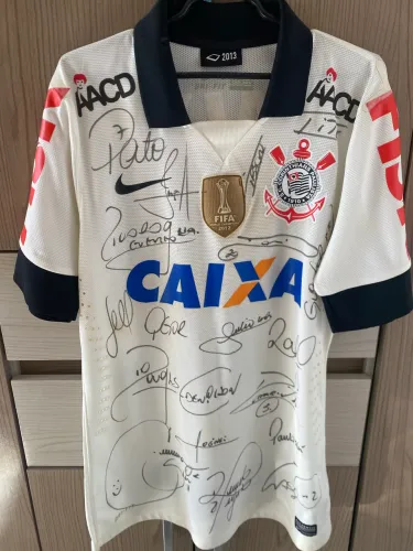 Camisa Corinthians 2013 autografada