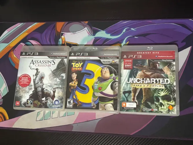 Lote 3 jogos de PlayStation 3