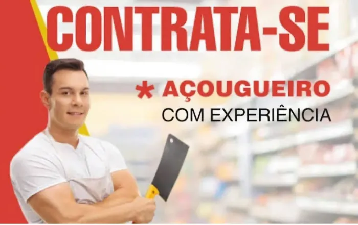 VAGA PARA AÇOUGUEIRO COM EXPERIÊNCIA