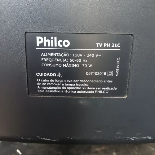 Tv philco de tubo.