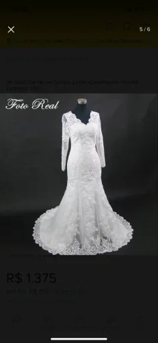 Vestido de Noiva Semi-Sereia