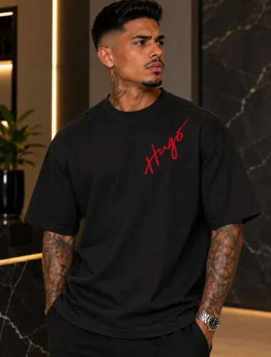 Camiseta HUGO BOSS OVERSIDE/ tamanho G 