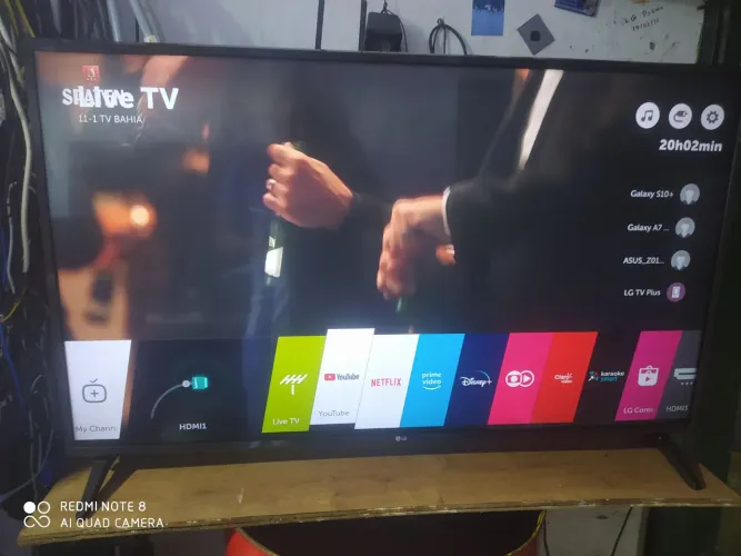 TV LG 49 POLEGADAS, SMART, FUNCIONANDO PERFEITAMENTE.