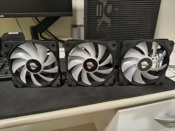 Kit 3 Fans RBG Gamer Ninja