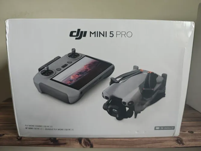Drone DJI MINI 5 PRO fly more combo RC2 tela HOMOLOGADO ANATEL (LACRADO) PREÇO IMPERDÍVEL