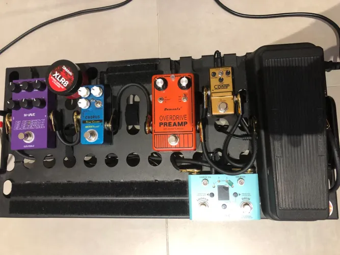Set de pedais para guitarra