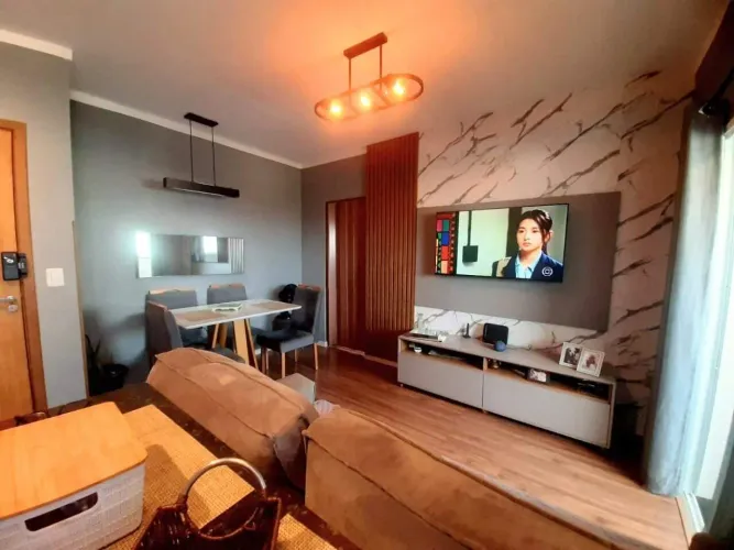 Apartamento Decorado, Prédio com lazer (Piscina, Academia e Salão de Festas).