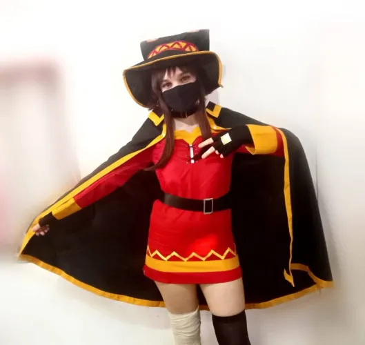 Cosplay Megumin Anime Konosuba Mangá