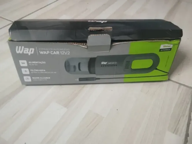 Aspirador Automotivo Portátil WAP CAR com Filtro HEPA e Cabo de 3,7m