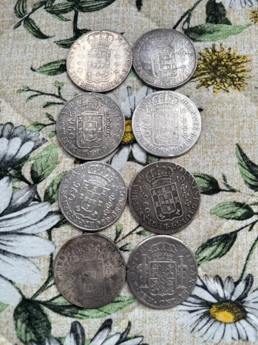 Lote moedas 960 réis