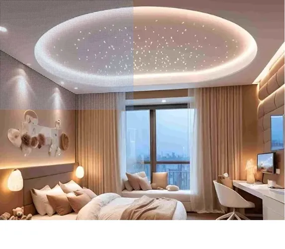 Céu Estrelado Original Kit Iluminação Led Fibra Ótica 450 Estrelas