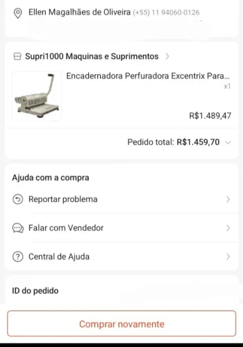 Encadernadora Perfuradora Excentrix Para Trabalhos Em Wire-o 2x1