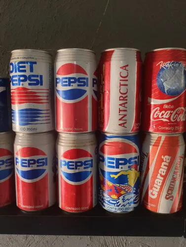 Latas de alumínio anos 90 