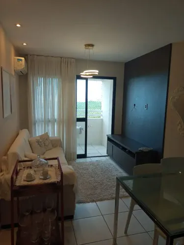 Apartamento Mobiliado para Alugar no Sun Set | 2/4 com Suíte | Ponta Negra
