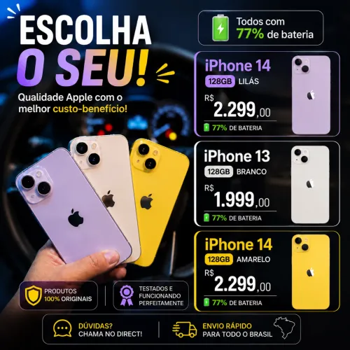 iPhone 13 é iPhone 14 