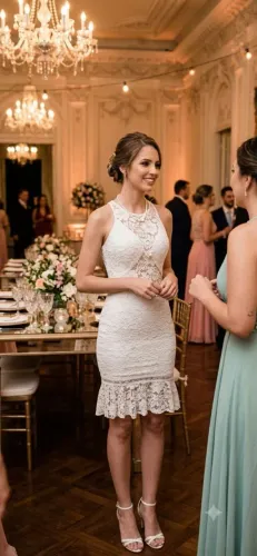 Vestido de festa branco