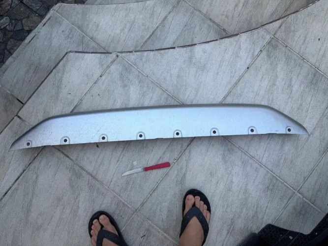 Spoiler Dianteiro Inferior Prata Pulse Fiat 100274317