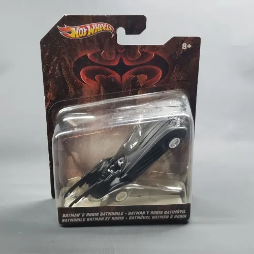 Hot Wheels Batmóvel Batman & Robin Batmobile 2011 Preto escala 1/50