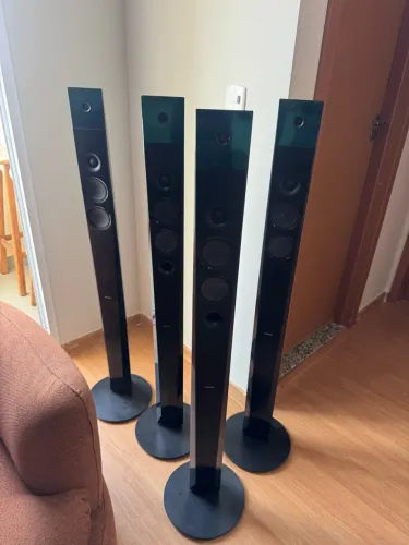Caixas de som torre Sony