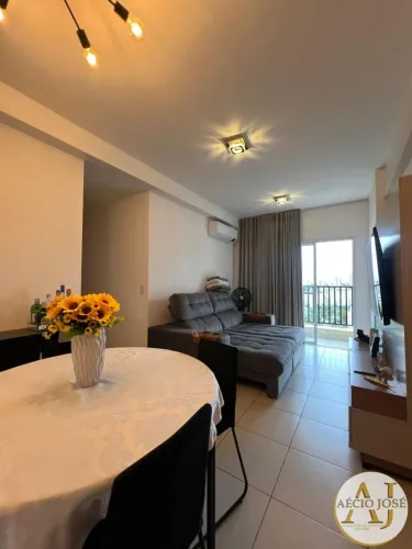Apartamento semi mobiliado para locação no Condomínio Alvorada