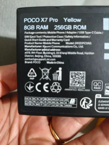 Xiaomi POCO X7 Pro 5g   8/256   Vendido !!! 