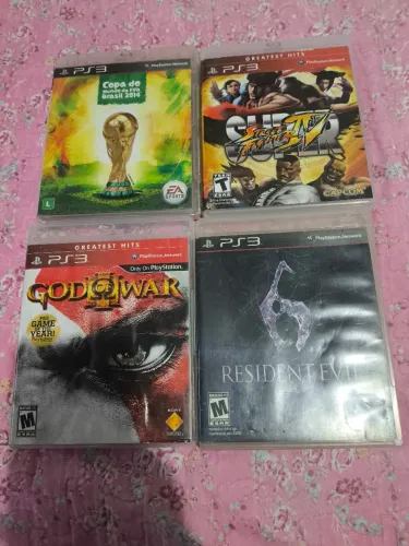 LOTE DE JOGOS PS3 - 4 JOGOS