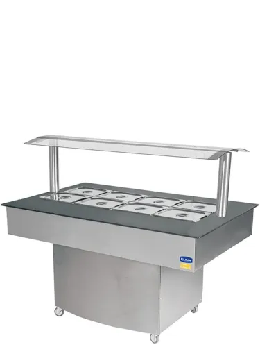 Ac buffet Quente capacidade 10 cubas