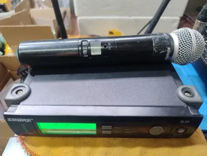 microfone sem fio Shure