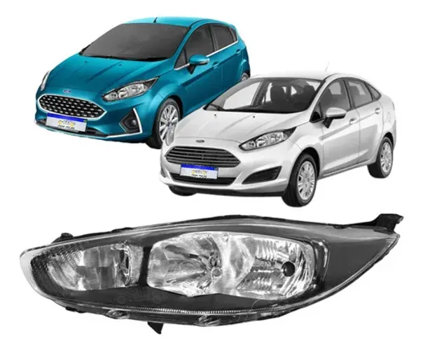Farol New Fiesta 2013 2014 2015 2016 2017 2018 2019 Le Esquerdo/motorista