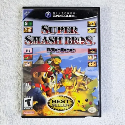 Super Smash Bros Melee Completo Americano Original - Nintendo Gamecube