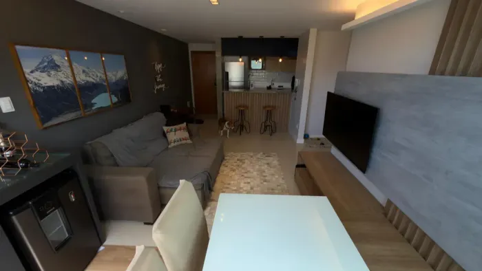 Apartamento Mobiliado , Nascente Vista Mar 72 m² com 2/4 e 2 vagas em Armação - Salvador