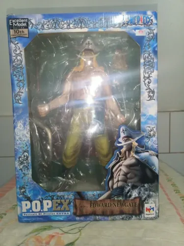 Braba branca MegaHouse Portrait.Of.Pirates One Piece NEO-EX Edward Newgate Ver.0