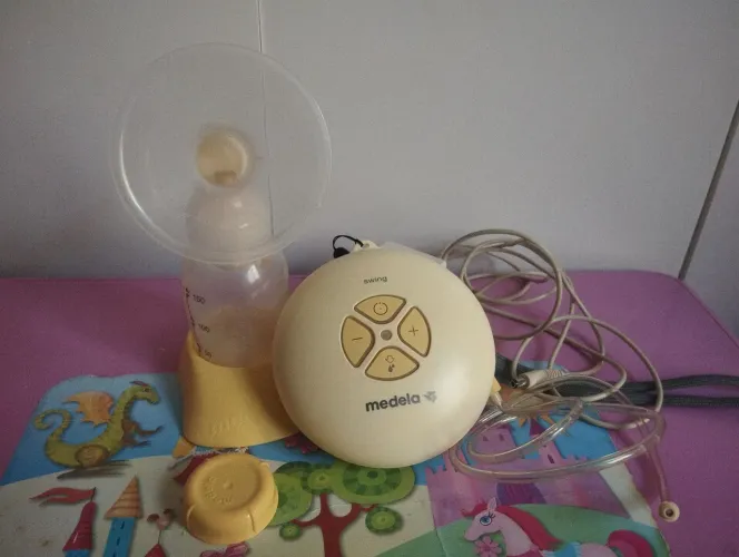 Bomba elétrica de tirar leite usado 