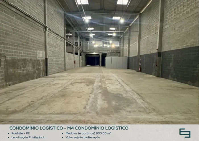 Galpão para alugar em Paulista/PE com 930,00 m²
