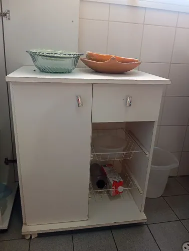 Fruteira armário de cozinha