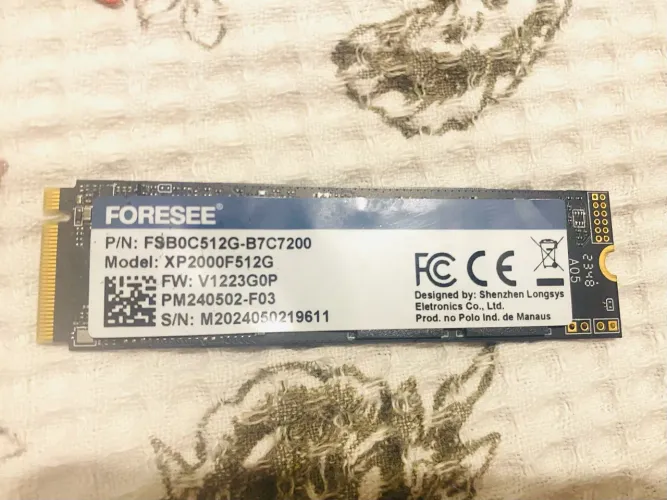 SSD NVME M2 512GB 5500MB/s