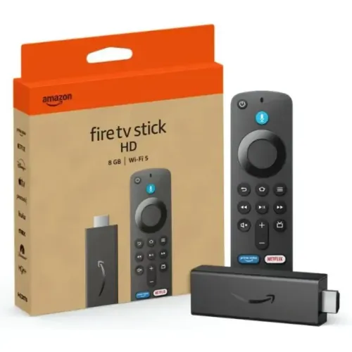 Fire TV Stick HD (Geração mais recente) | Com controle remoto por voz com Alexa
