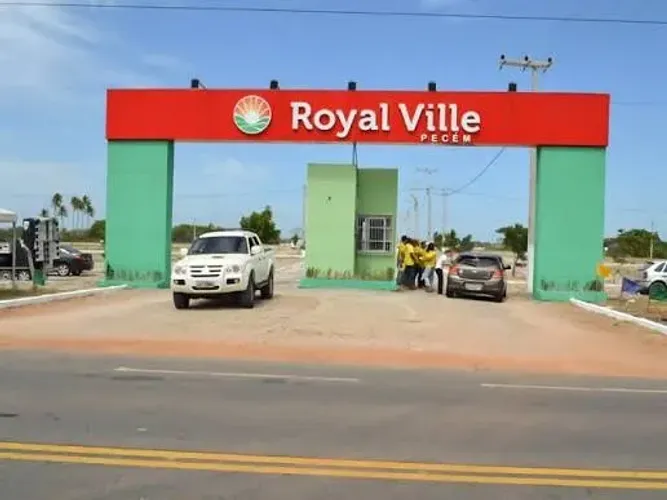 MELHOR LOTE DE ESQUINA 15X25 QUITADO E REGISTRADO ROYAL VILLE PECÉM 372m2 AVALIO TROCAS