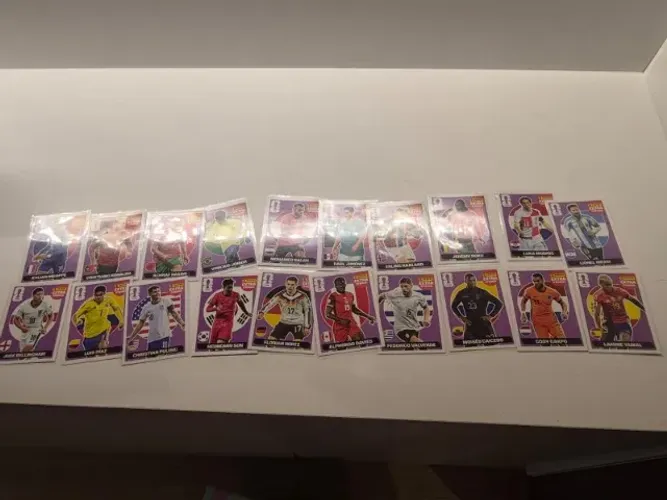 Legends Extra Stickers Copa 2026 - KIT 20 Lilás - Figurinhas Originais Panini