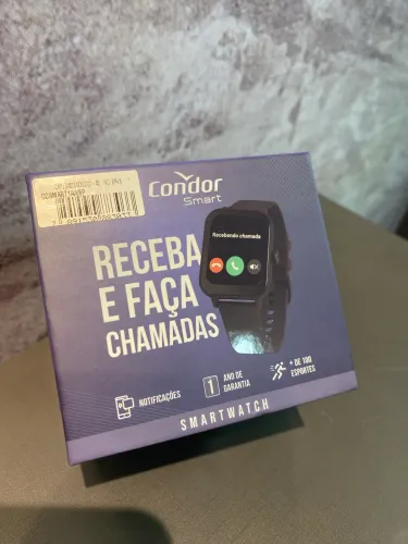 Relógio Smartwatch Condor Preto Digital Original Inteligente Preto