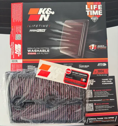 Filtro de ar K&N motor 1.4 TSI (VW, Audi)