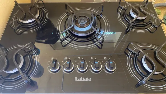 Fogão Cooktop Itatiaia 5 bocas + Mangueira de Gás completa
