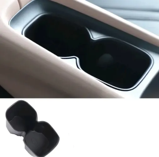 Suporte De Copo Água Preto para Carro Byd Dolphin Mini
