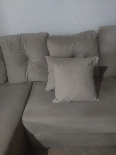 Almofadas para decoração com capa tecido sued( 36x36)