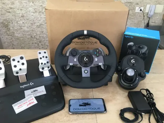 Volante Logitech G920 + Câmbio + Garantia @lojadomdotoque