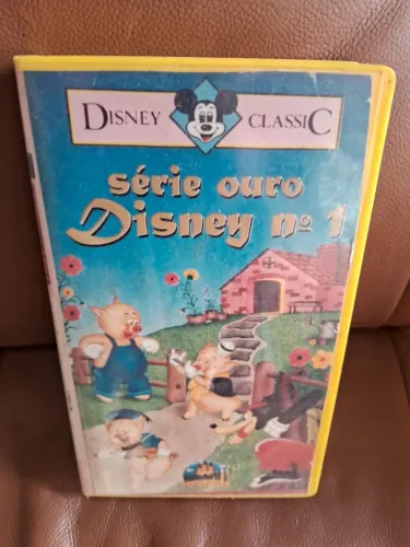 Fita VHS série ouro Disney número 1